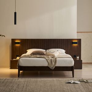 모네어 호텔 원목 침대(매트제외-퀸)