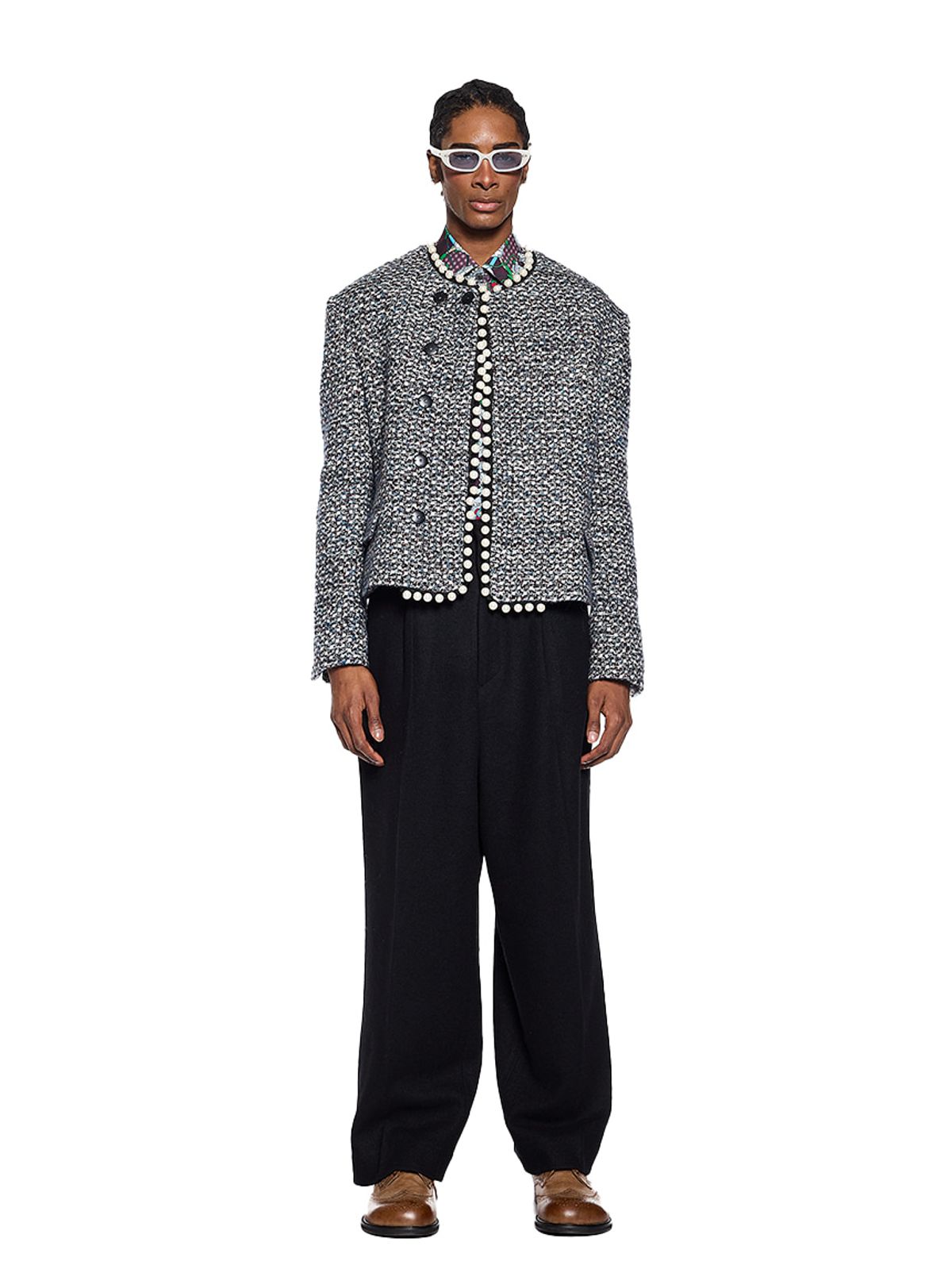 그리디어스(GREEDILOUS) Wide Suit Pants