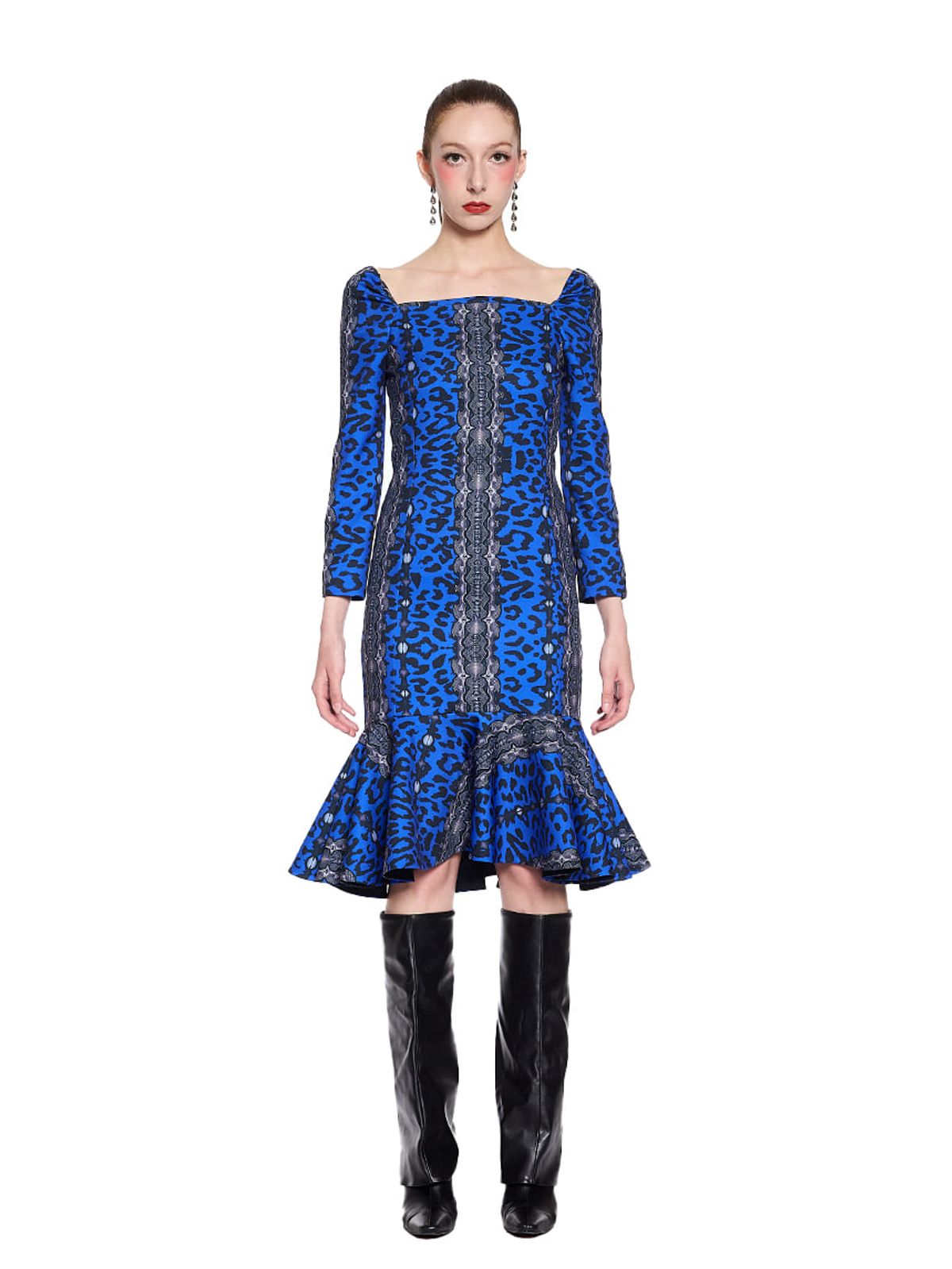 그리디어스(GREEDILOUS) Leopard Mermaid Dress