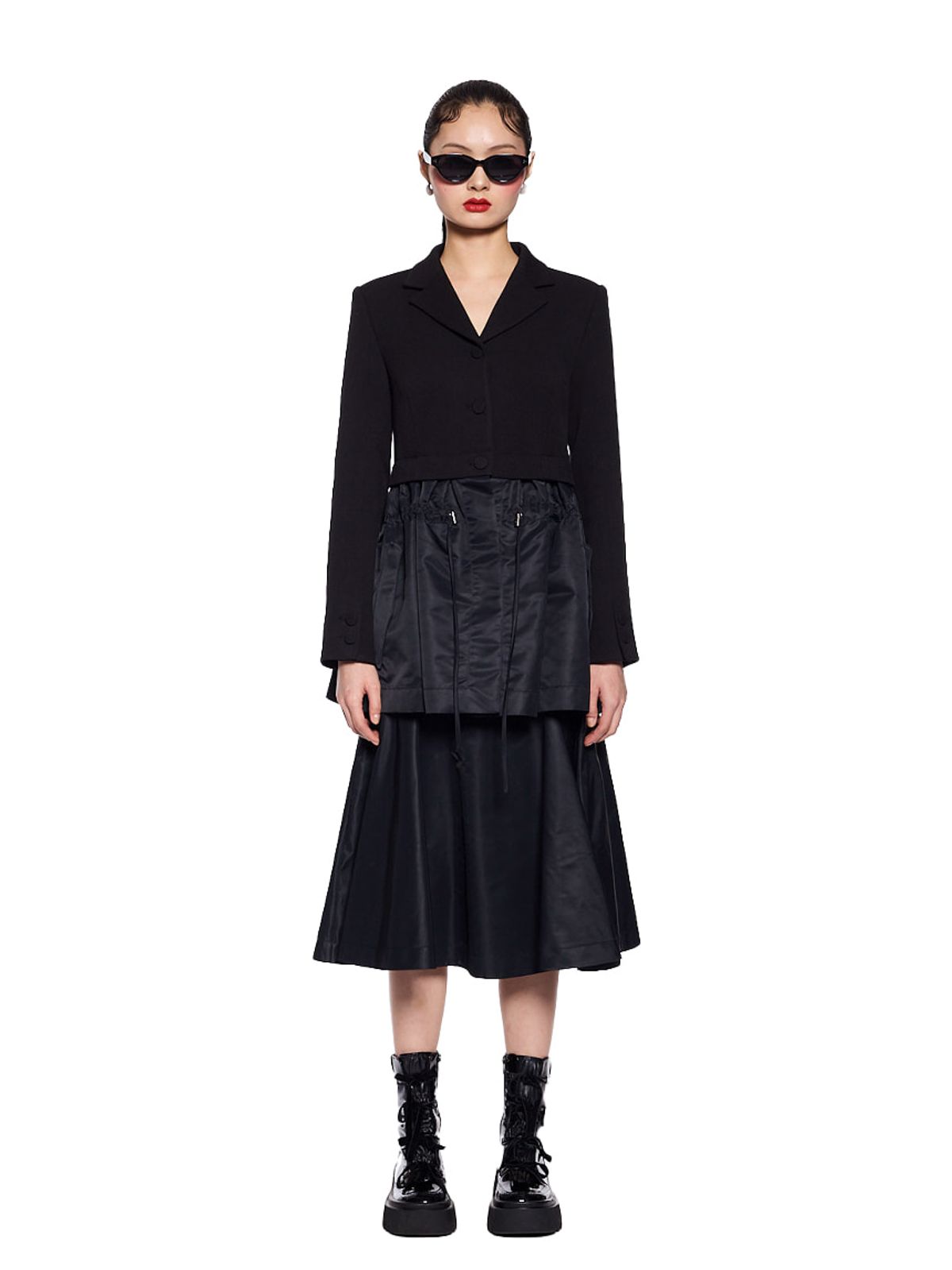 그리디어스(GREEDILOUS) String Ruffle Jacket