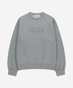 DEV:7 APPLIQUE LOGO SWEATSHIRT _MELANGE GREY