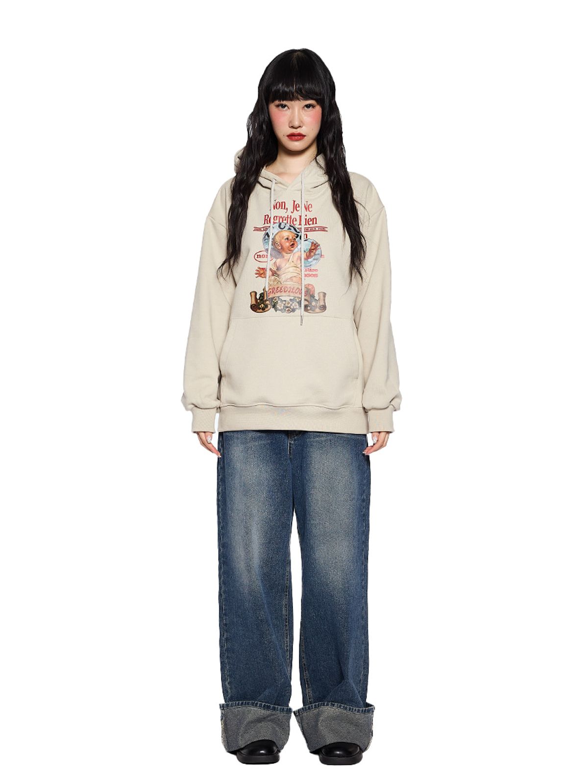 그리디어스(GREEDILOUS) Buble baby Hoodie 02