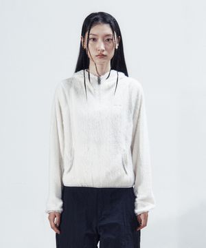 DEV:8 LIGHT FLEECE HOODIE_IVORY