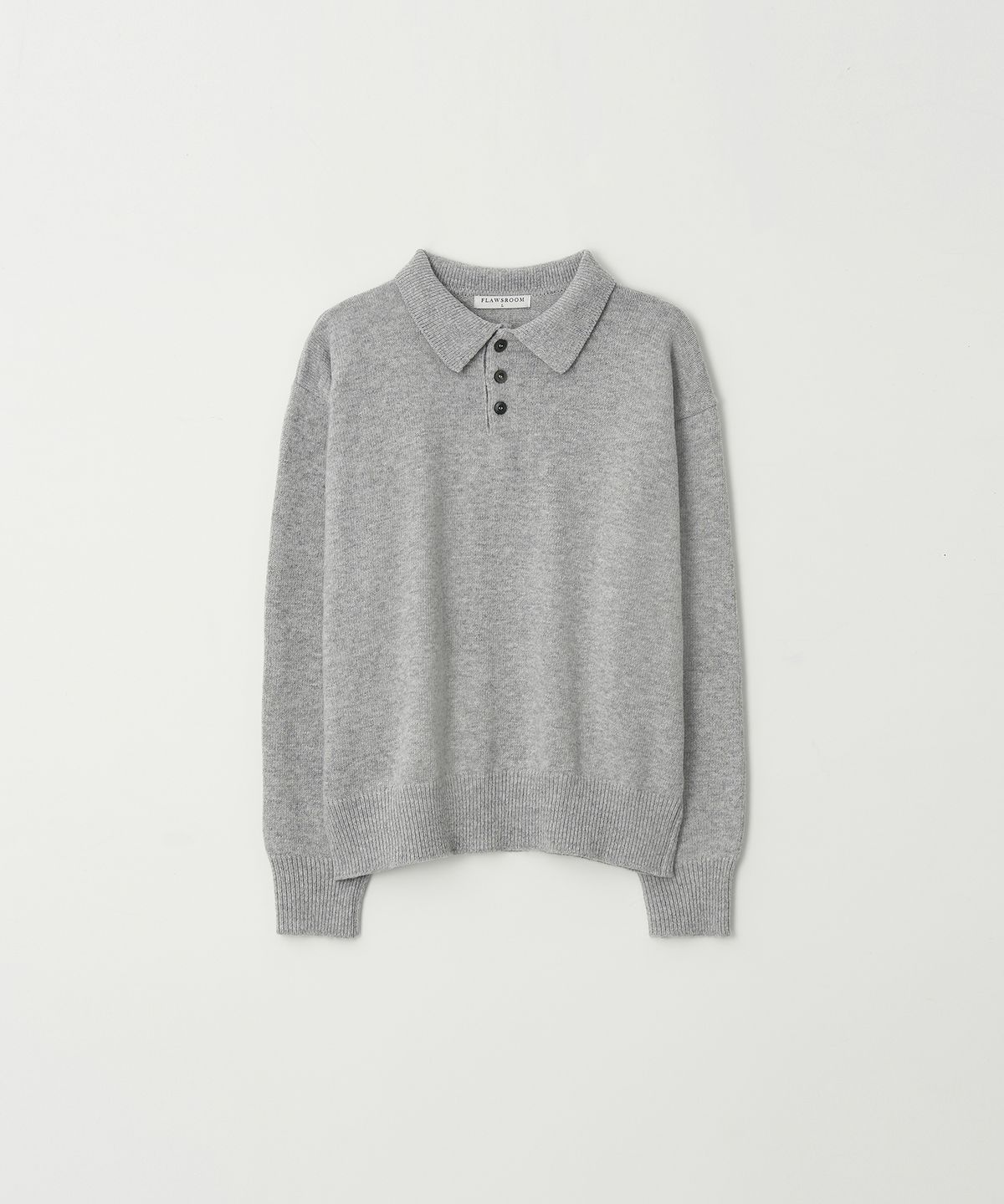 플로즈룸(FLAWSROOM) Misty Collar Knit GREY