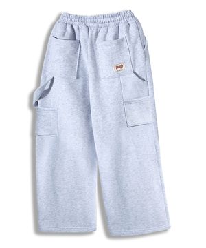 핀턱 카펜터 와이드 스웨트 팬츠 백염 YLP-601