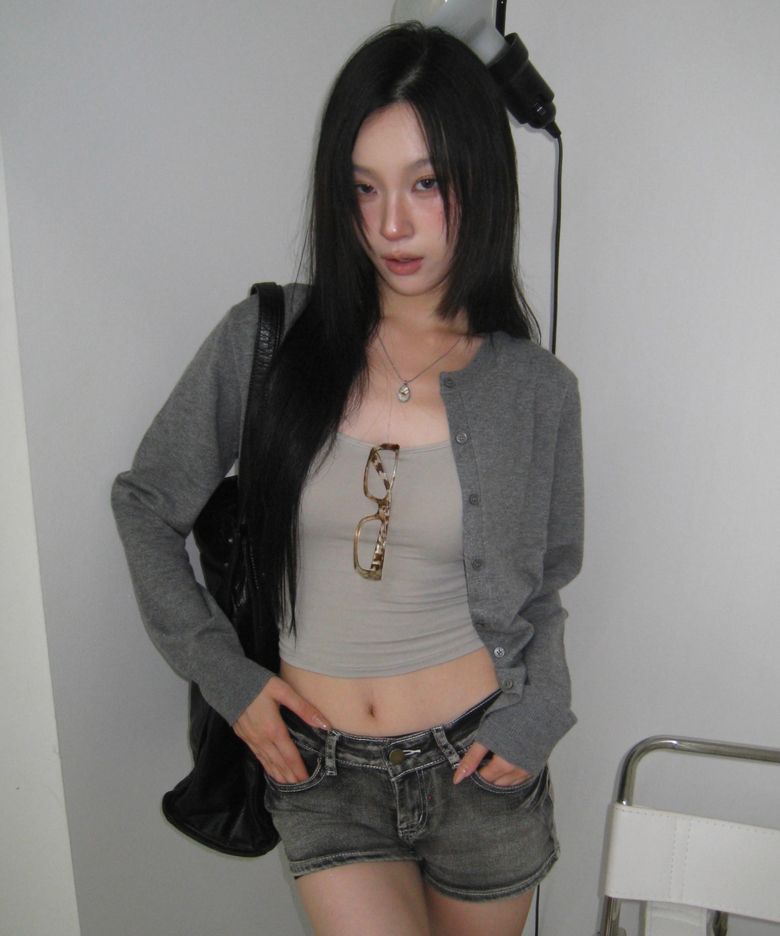 에센셜 라운드넥 가디건_MIWCKG910T