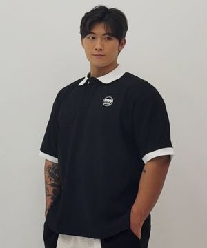 소로나 링거 카라티셔츠