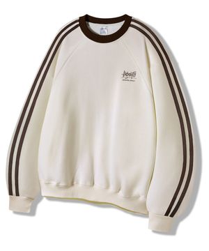 OG 래글런 트랙 맨투맨 크림 YMT-101