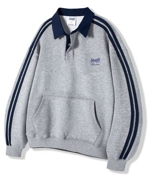 OG 럭비 카라 맨투맨 그레이 YMT-102