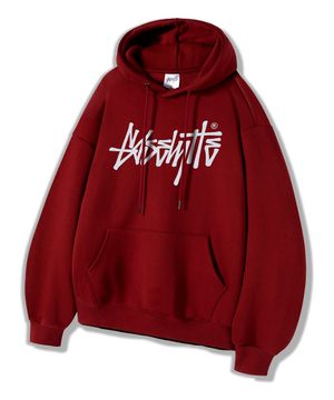 OG 그래피티 후드티 와인 YHT-402