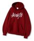 OG 그래피티 후드티 와인 YHT-402
