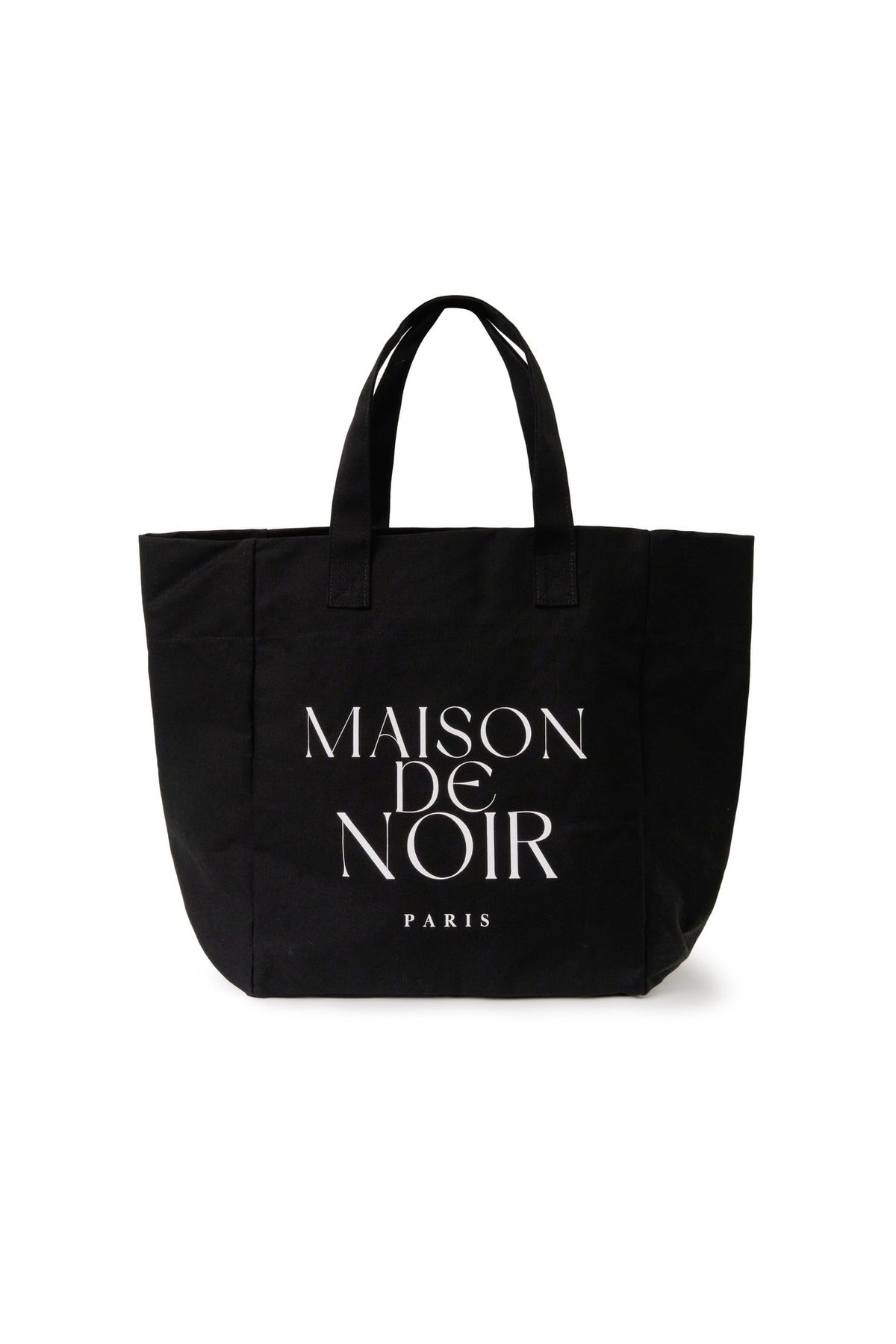 메종 드 누아(MAISON DE NOIR) GRAVER BIG TOTE BAG BLACK