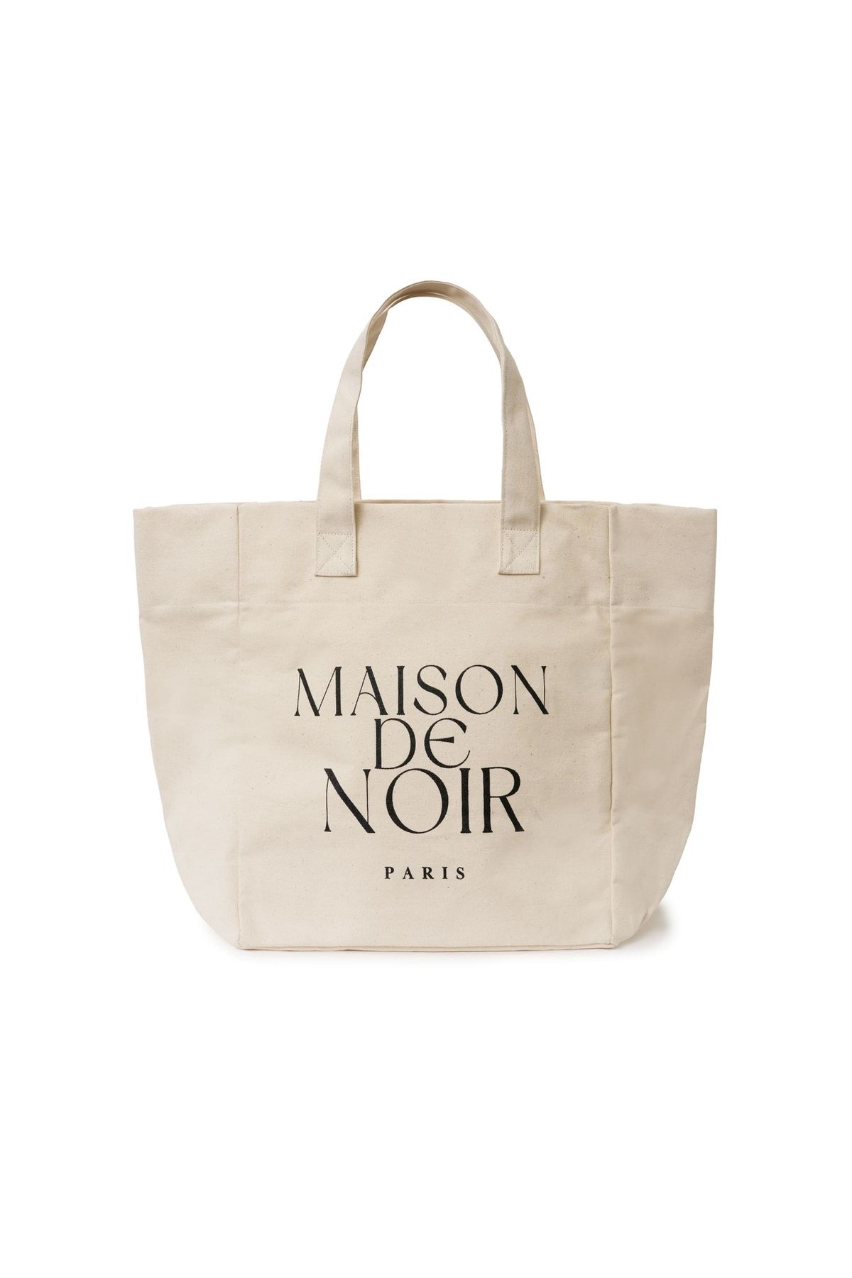 메종 드 누아(MAISON DE NOIR) GRAVER BIG TOTE BAG IVORY