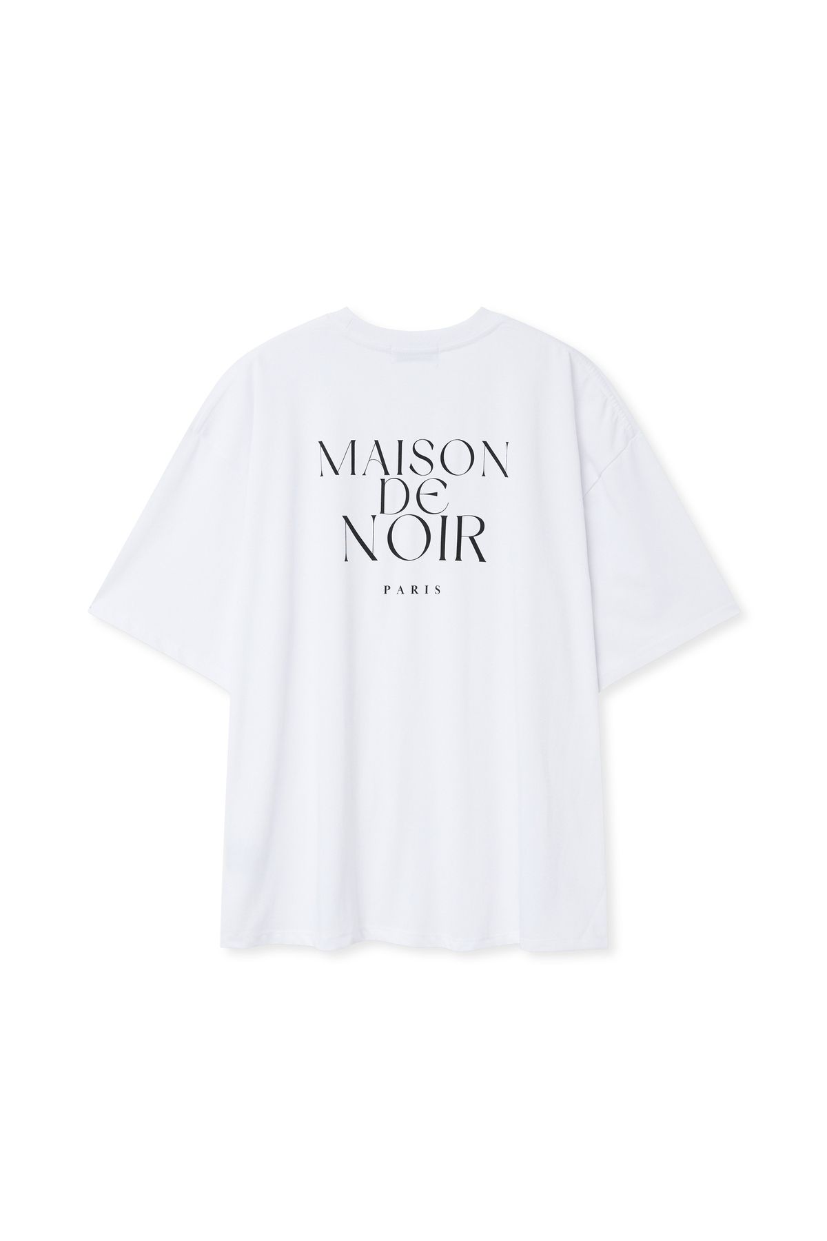 메종 드 누아(MAISON DE NOIR) GRAVER T-SHIRT WHITE