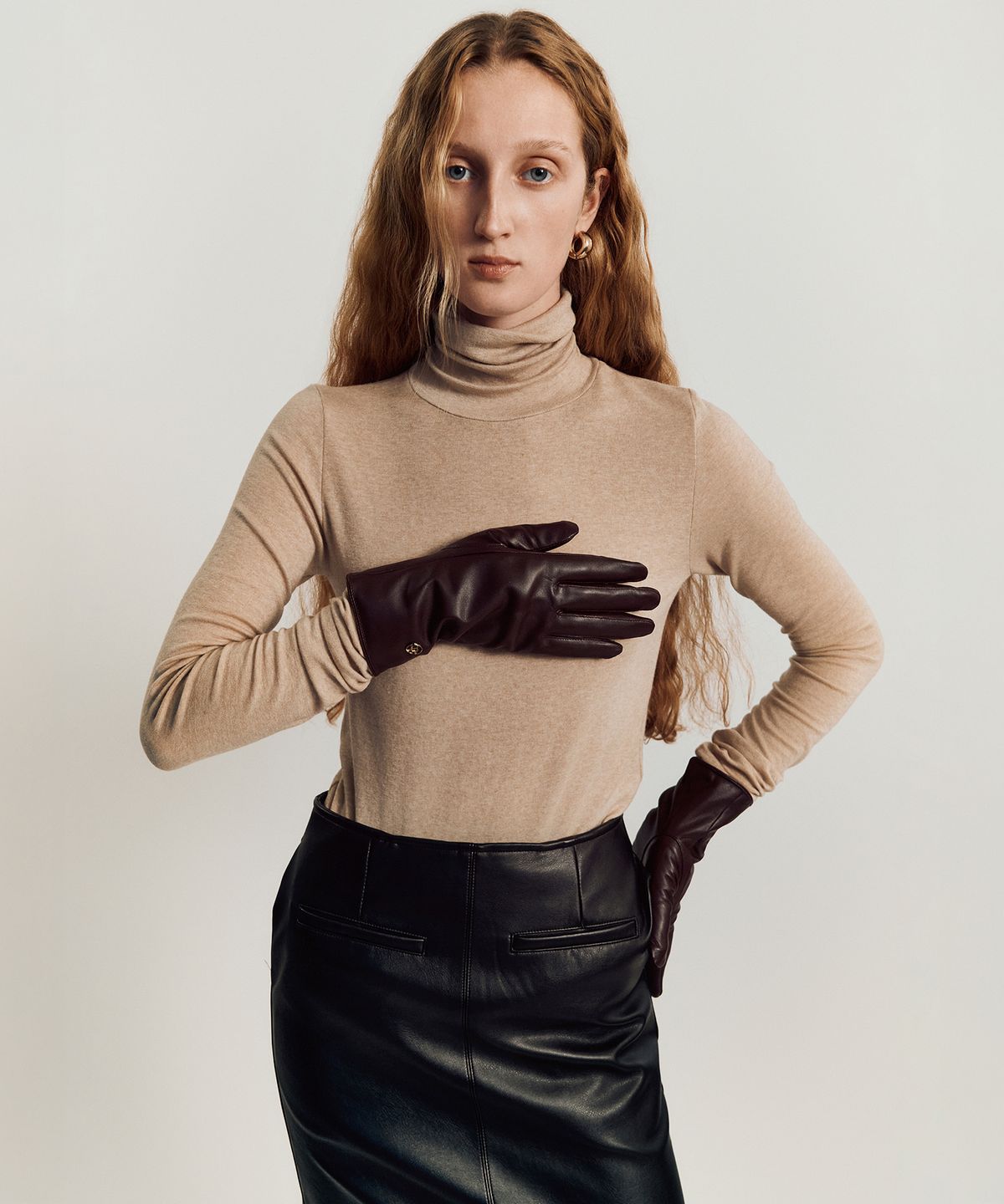 메이버유(MAYVERU) Dota Lambskin Leather Gloves