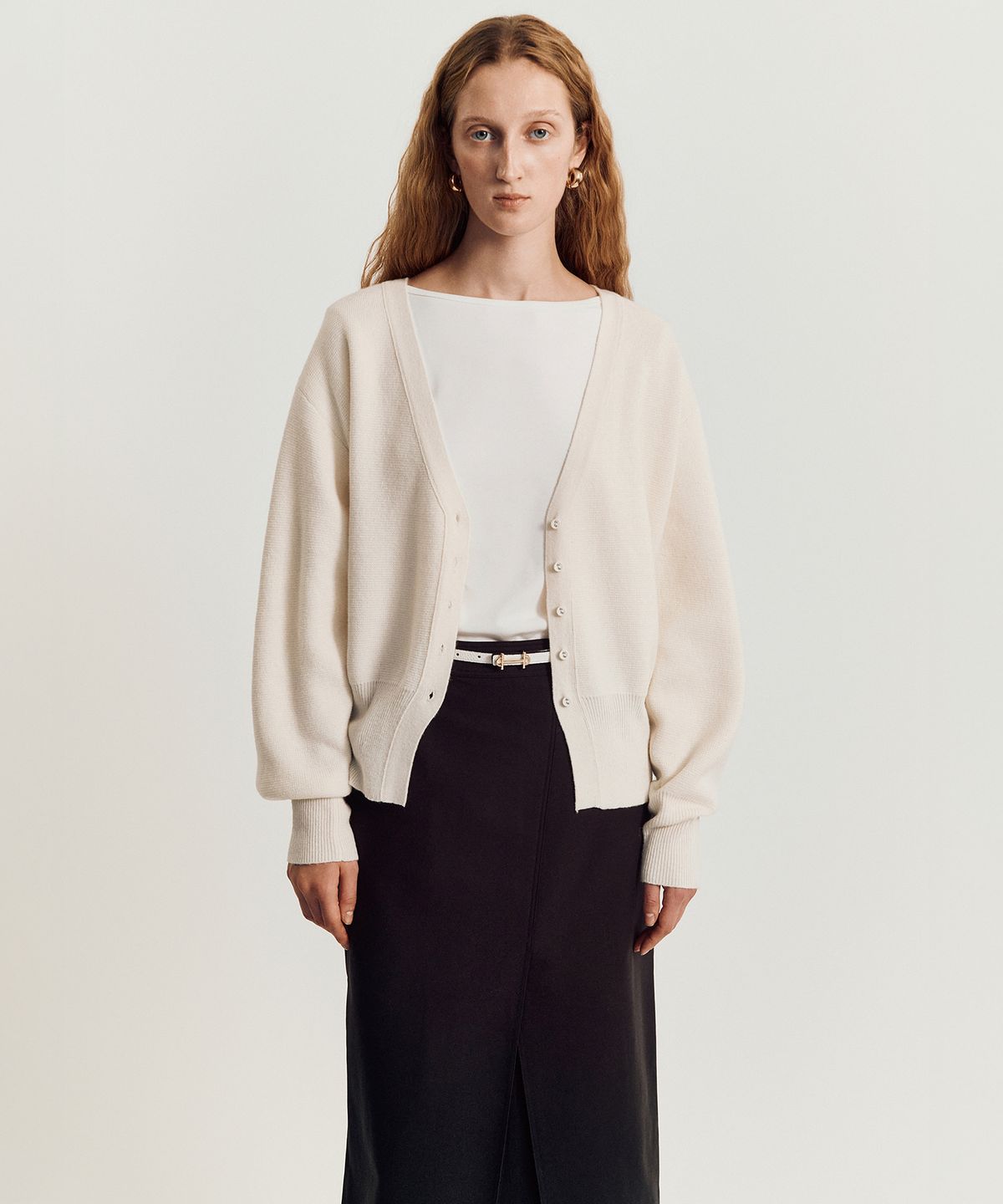 메이버유(MAYVERU) Dore wool cardigan _ Ivory