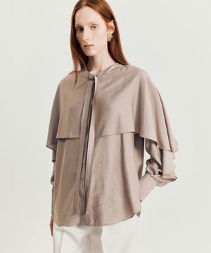 Nadi Cape Blouse _ Pink