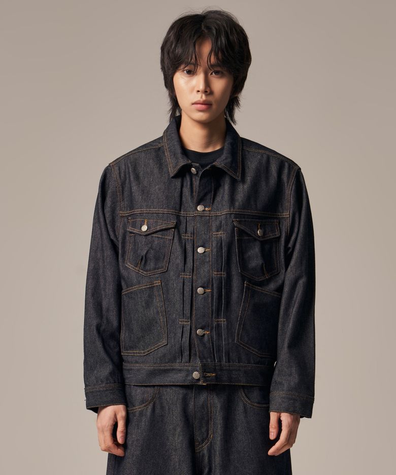 Bolly Raw Denim Jacket Indigo