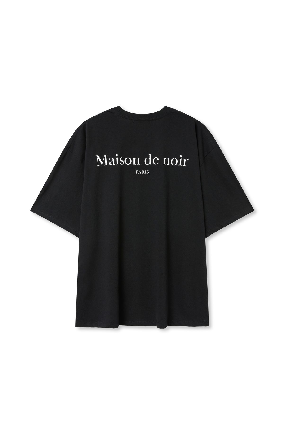 메종 드 누아(MAISON DE NOIR) LIGNÉE T-SHIRT BLACK
