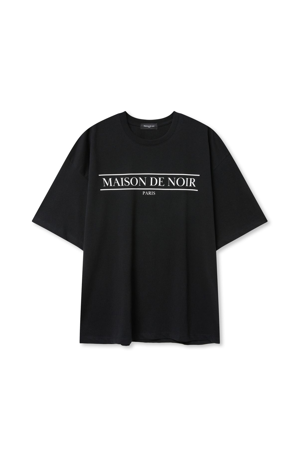 메종 드 누아(MAISON DE NOIR) ÉDITION T-SHIRT BLACK
