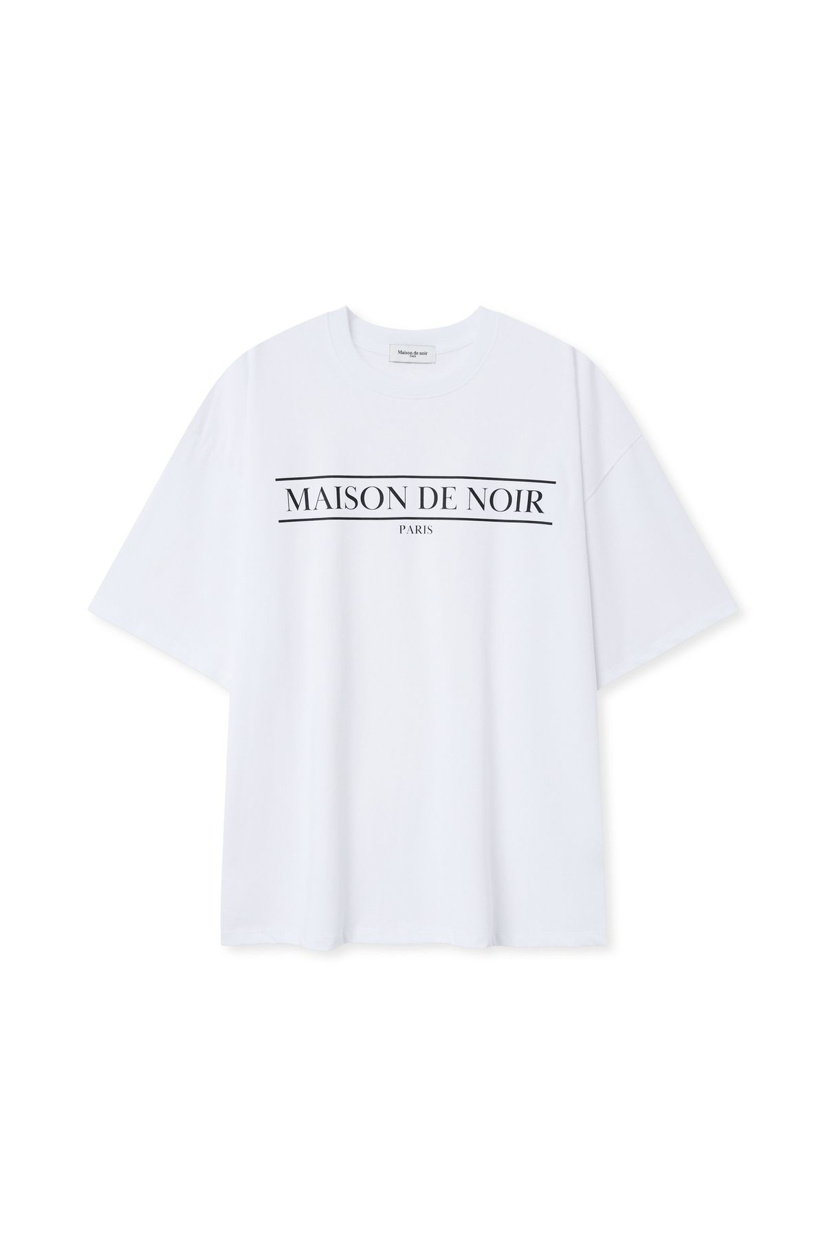 메종 드 누아(MAISON DE NOIR) ÉDITION T-SHIRT WHITE