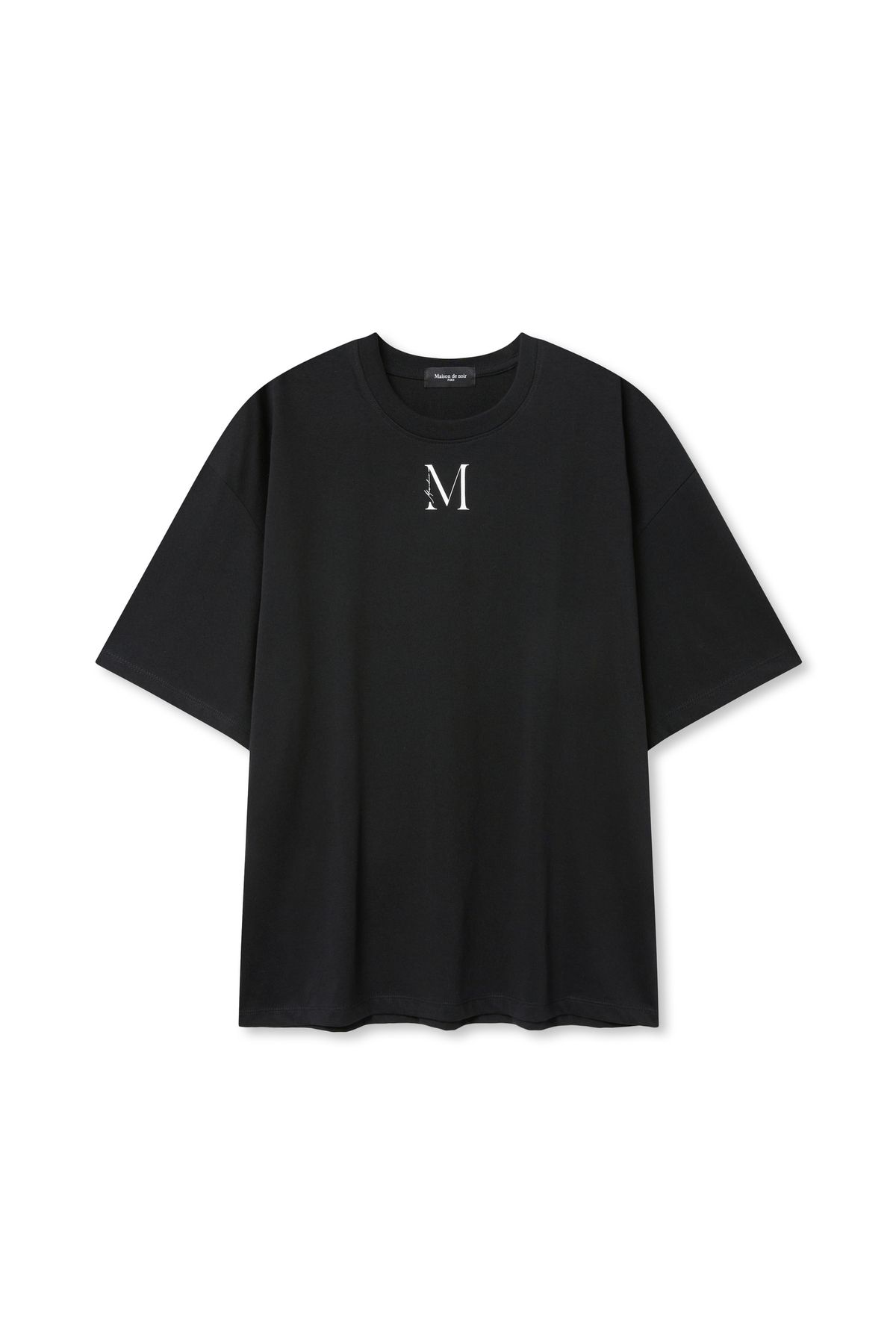 메종 드 누아(MAISON DE NOIR) FONDEMENT T-SHIRT BLACK
