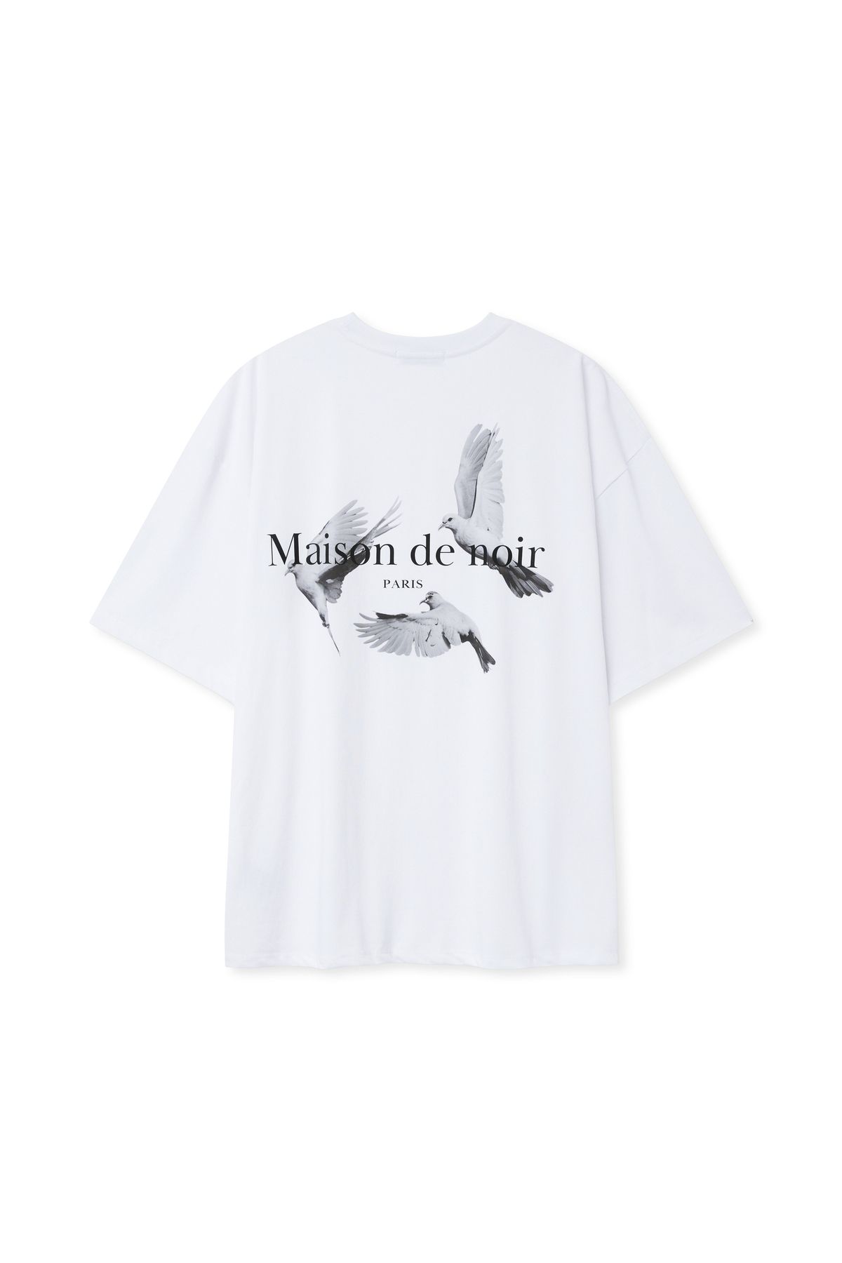 메종 드 누아(MAISON DE NOIR) SUBLIME AM01 T-SHIRT WHITE