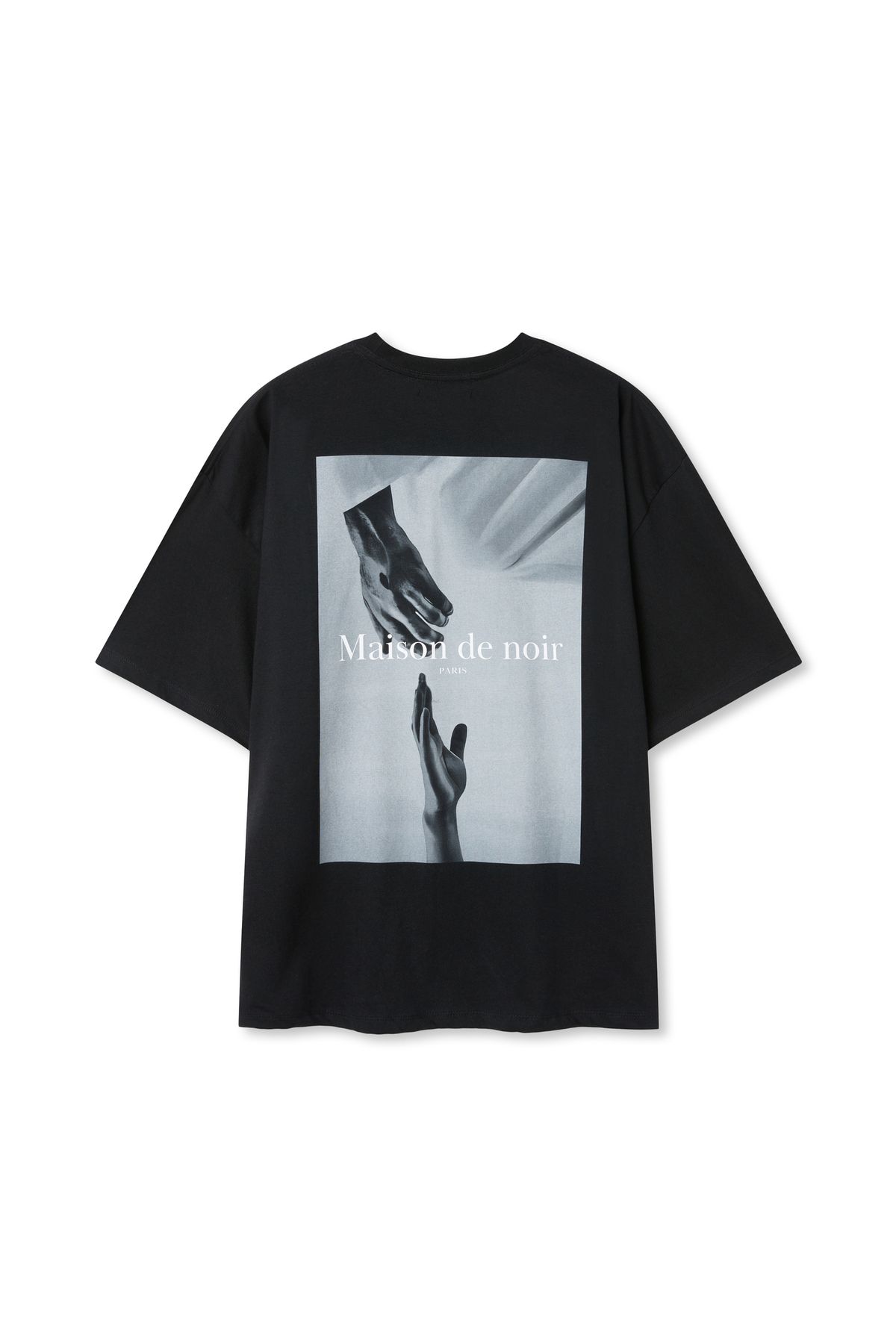 메종 드 누아(MAISON DE NOIR) SUBLIME AM02 T-SHIRT BLACK