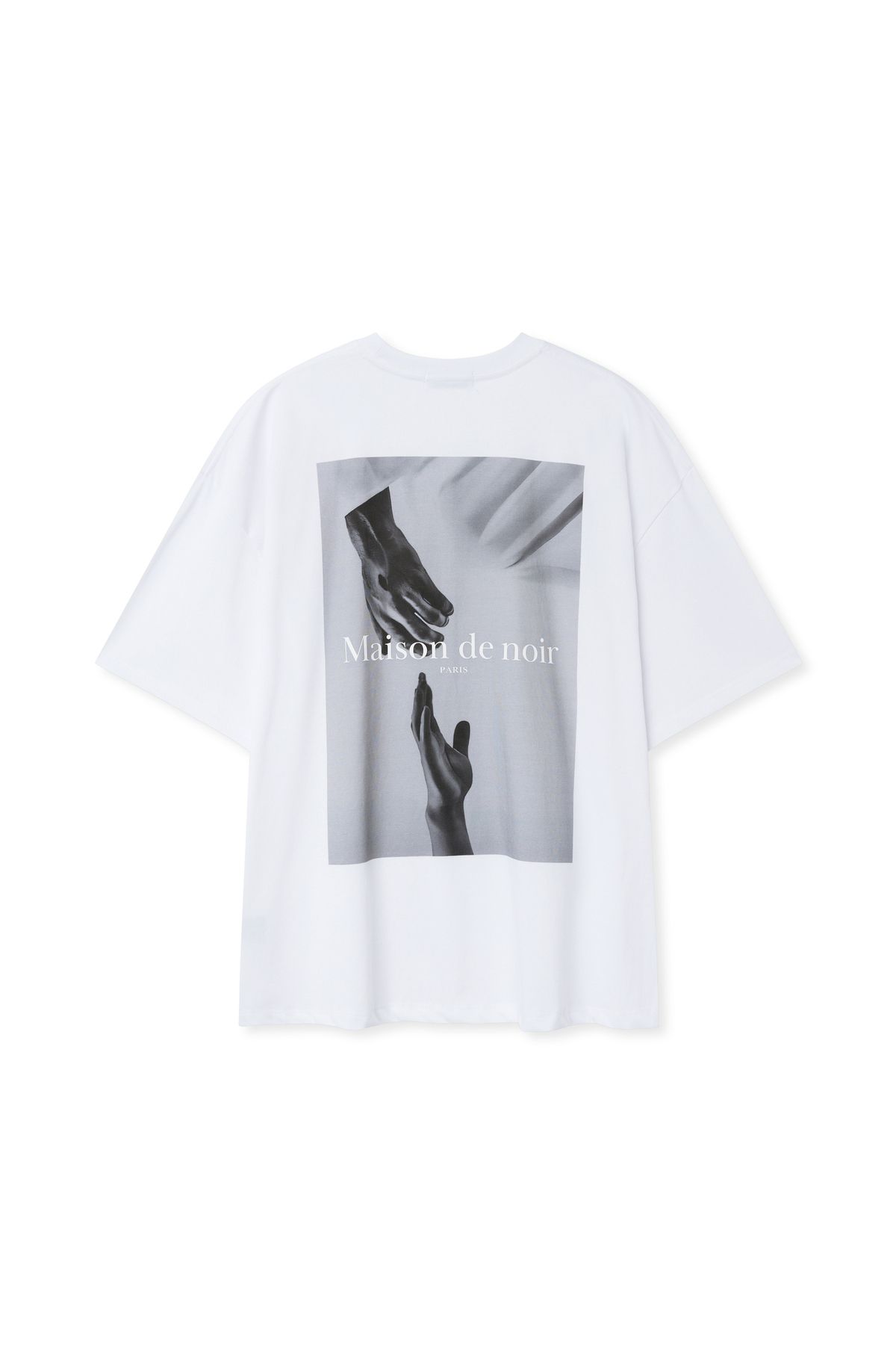 메종 드 누아(MAISON DE NOIR) SUBLIME AM02 T-SHIRT WHITE