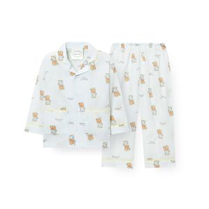 아동 G007 자유의루이상 긴소매 파자마 세트