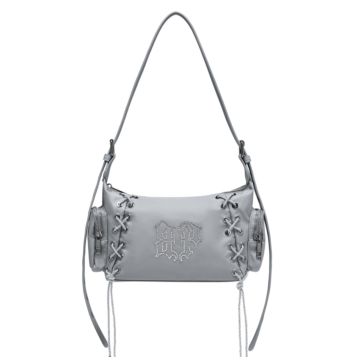 MUSINSA公式 | BLACK PURPLE グローコルセットバッグ Glow Corset Bag_Gray