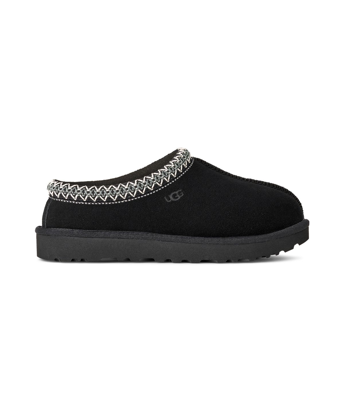 어그(UGG) [WOMEN] 시그니처 스웨이드 타스만 슬리퍼 (타스만 II) - 블랙 / 1174470-BLK