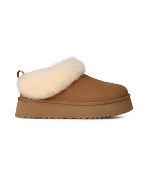 [WOMEN] 양모 칼라 앵클 슬리퍼 (타젤) - 체스넛 / 1171393-CHE