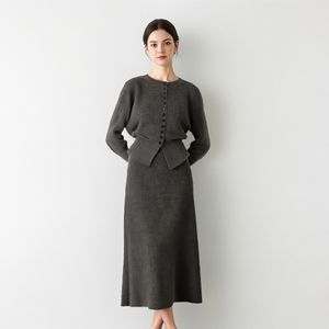 버튼슬릿골지니트스커트세트_I5C-CSE003