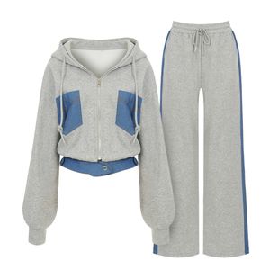 데님배색후드점퍼팬츠세트_I5C-CSE006