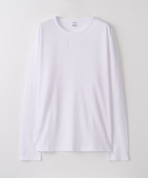 라운드넥 롱 슬리브 (WHITE)