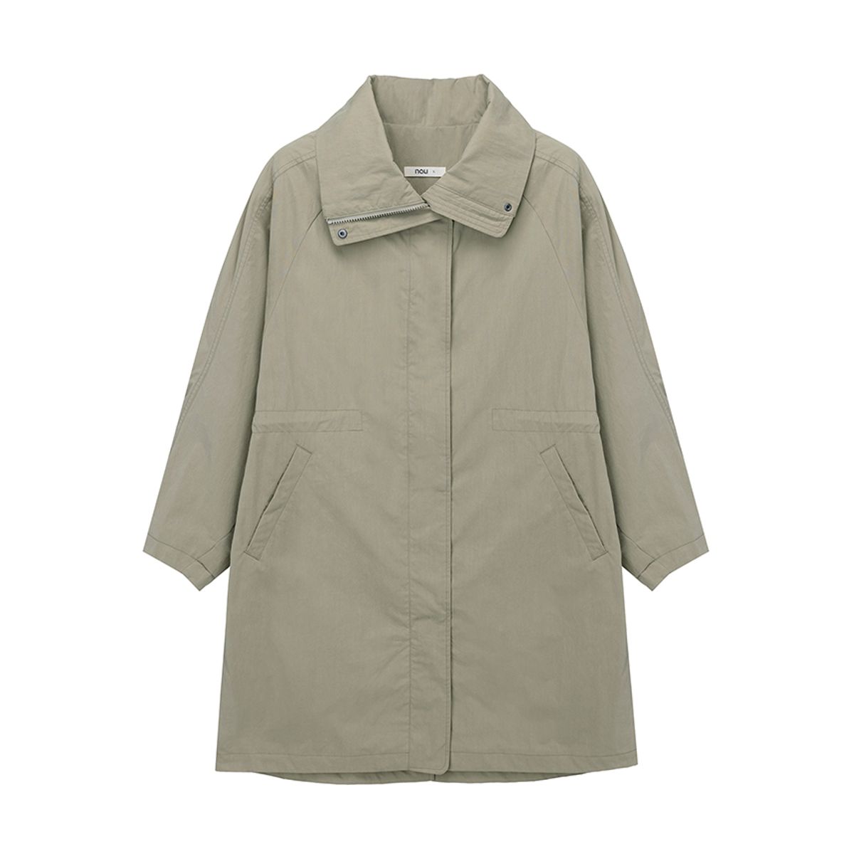 나우(nau) W 어센틱 야상 코트 Light Khaki Beige