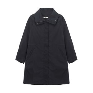 W 어센틱 야상 코트 Black