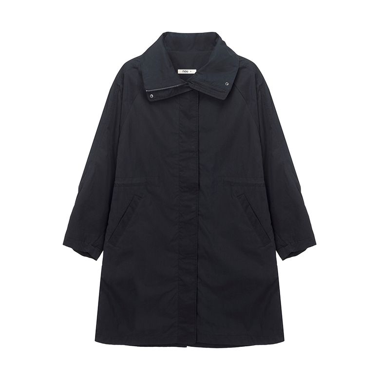 W 어센틱 야상 코트 Black