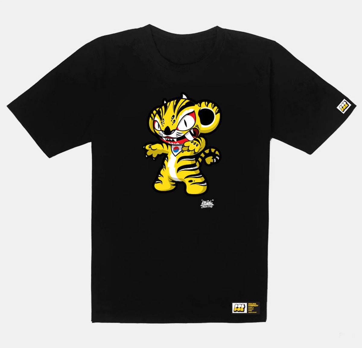 돌돌(DOLDOL) DMK_T-shirts_42 데블몽키 타이거 코리아 그래피티 티셔츠 반팔티