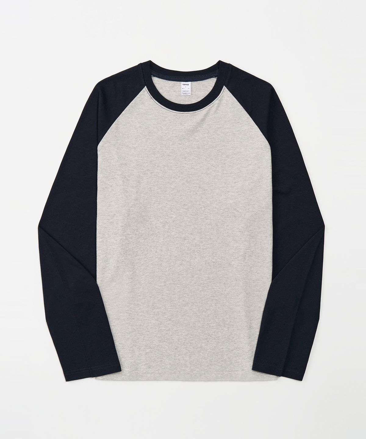 토피(TOFFEE) 미니멀 래글런 롱 슬리브 (NAVY)