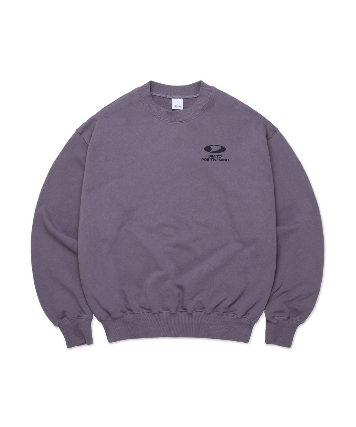 디미토(DIMITO) CIRCLE LOGO SWEATSHIRT PURPLE ASH