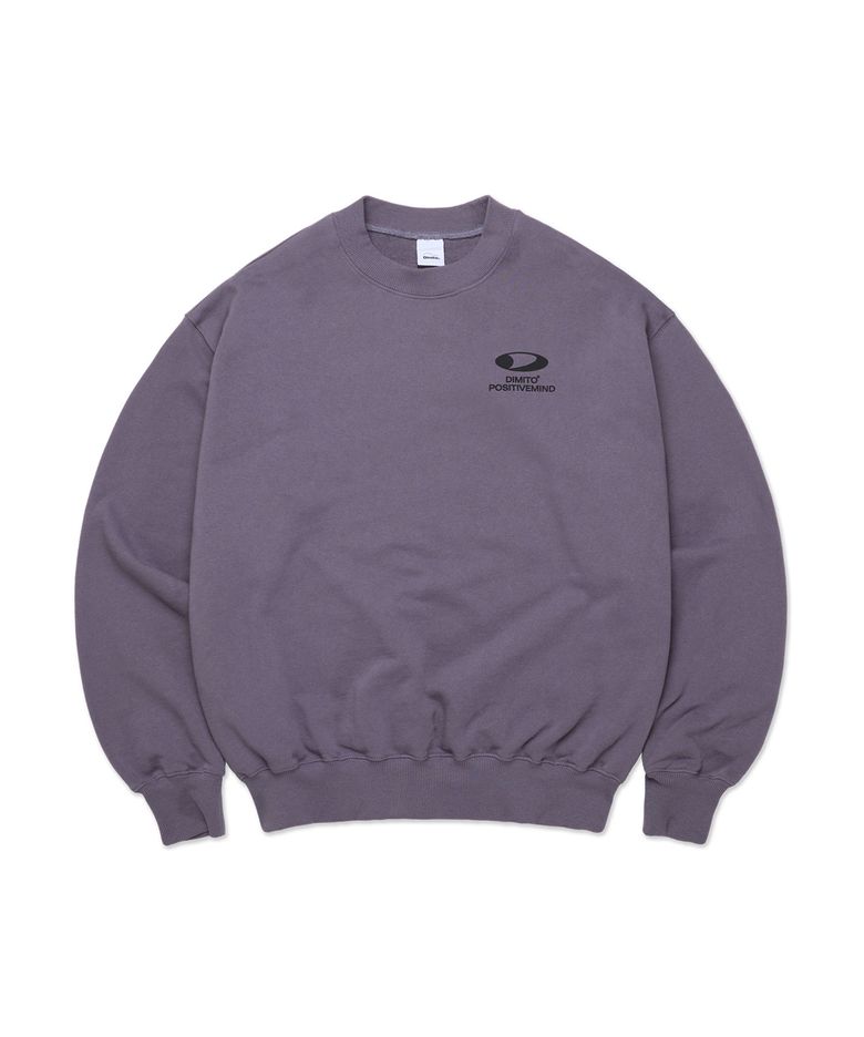 CIRCLE LOGO SWEATSHIRT PURPLE ASH
