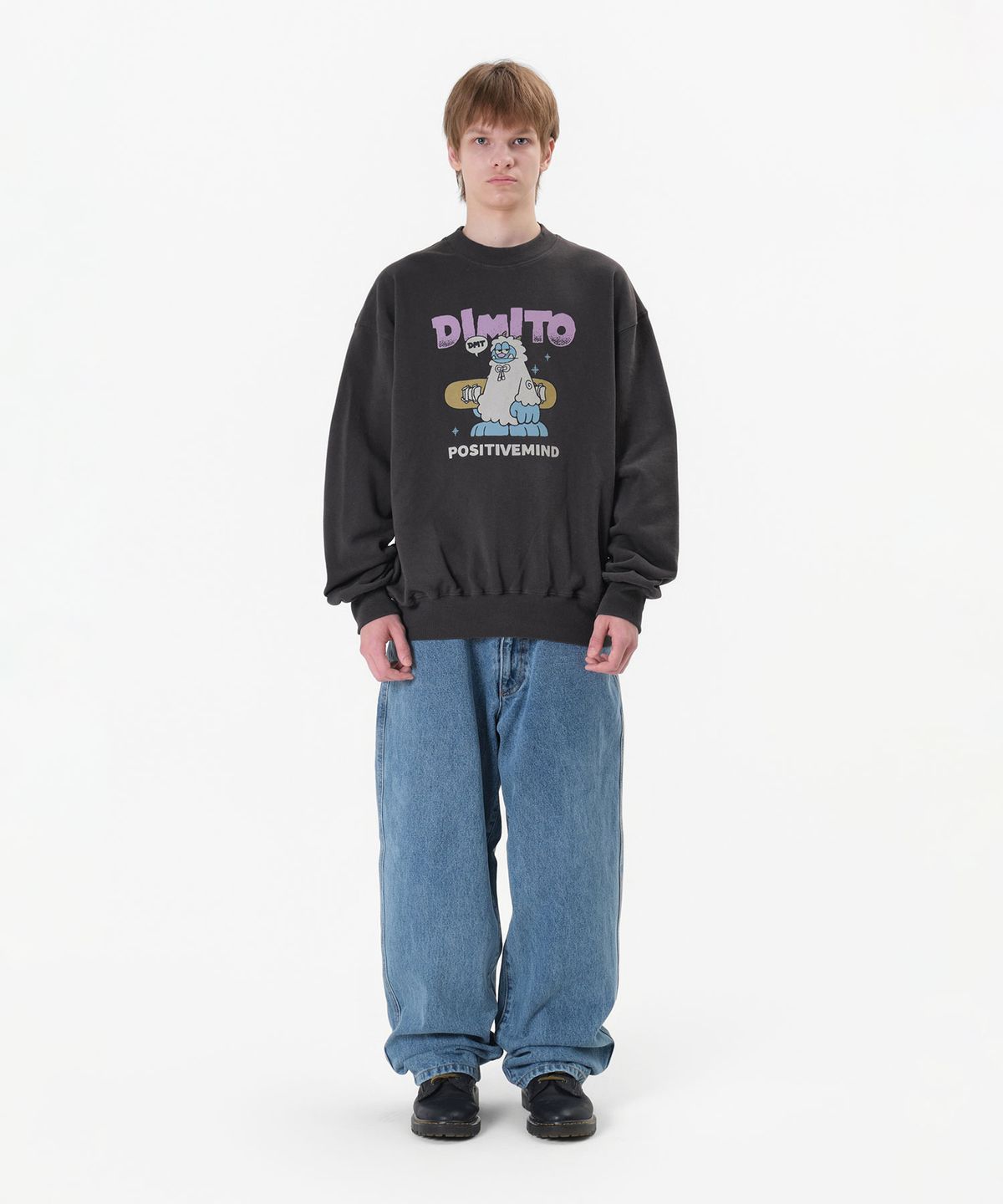 디미토(DIMITO) TURRI SWEATSHIRT CHARCOAL