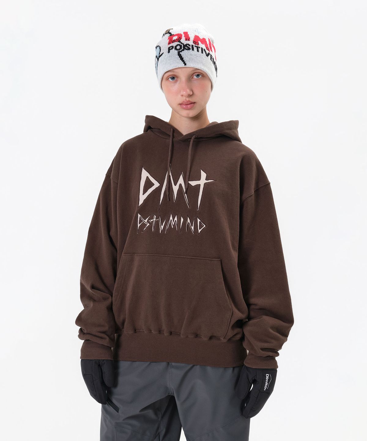 디미토(DIMITO) DMT TEAM HOODIE BROWN