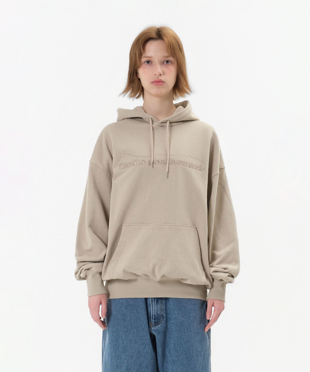 디미토(DIMITO) MT OG LOGO HOODIE SAND