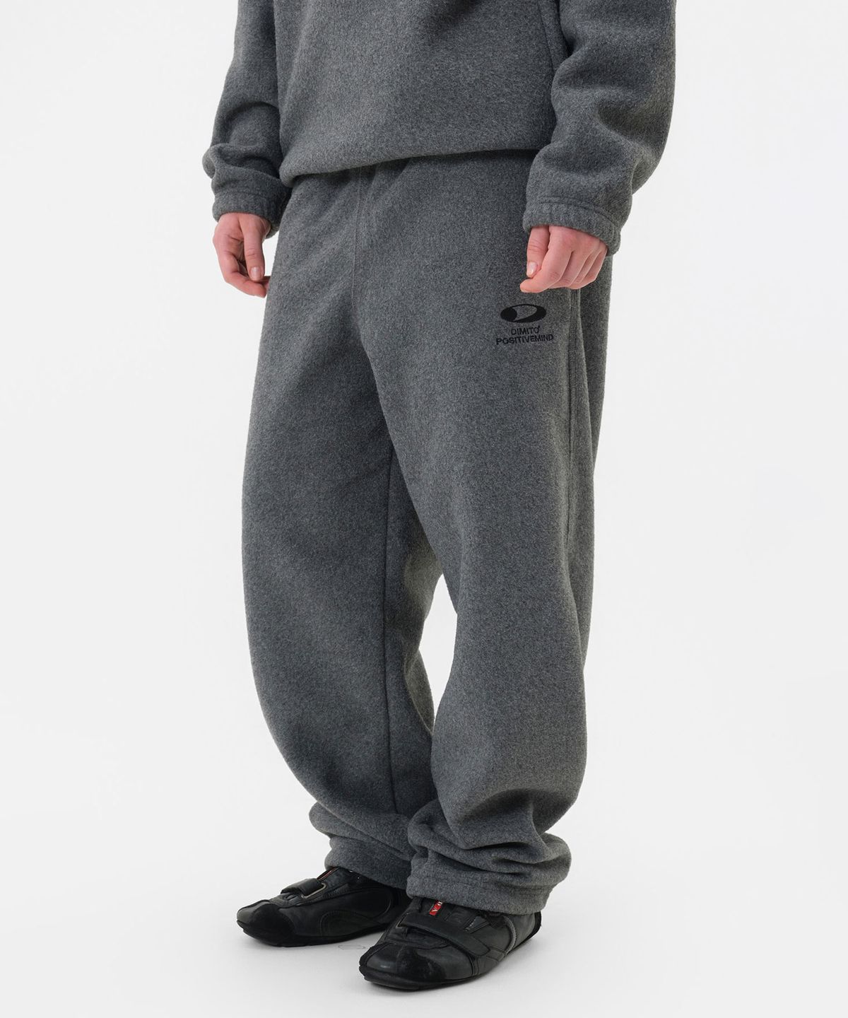 디미토(DIMITO) 25 FLEECE PANTS HEATHER GREY