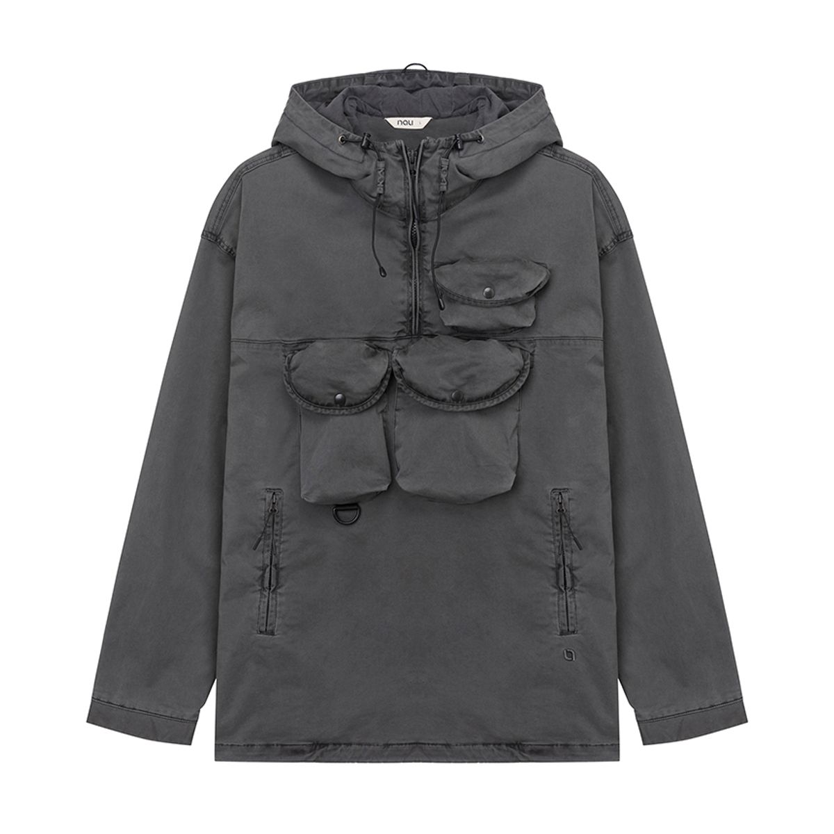 나우(nau) 가먼트다잉 테라 아노락 Dark Gray