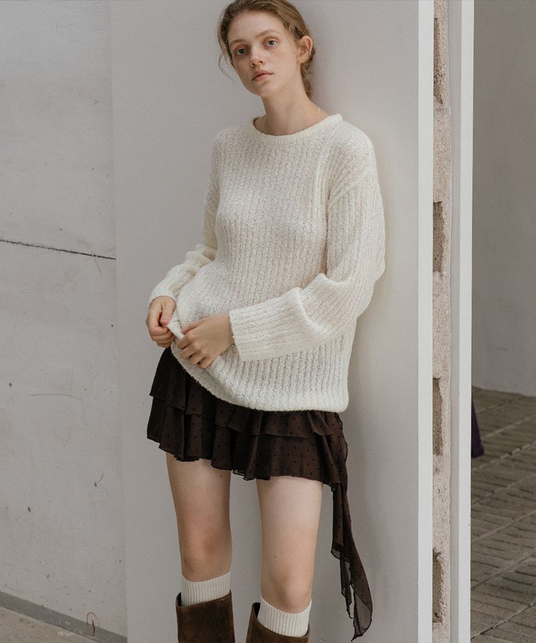 Back ribbon 2way knit [FRFA01NT04]_Ivory