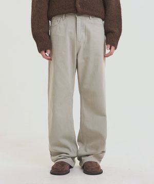 페이디드 카치온 다잉 팬츠 - 세이지 그린